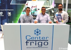 Giuseppe Tateo (software manager), Pasquale Tateo (technical director) and Michele Assiso of CenterFrigo, a company based in Conversano, which designs and builds commercial and industrial refrigeration systems for various sectors, including fruit and vegetables.