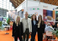 Part of the team at ROM Plastica, a company based in Chioggia, in the Venetian lagoon, which stands out for the production of extruded and woven plastic and cellulose nets.