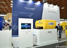 The Unisorting systems are prominently displayed in the Unitec stand.