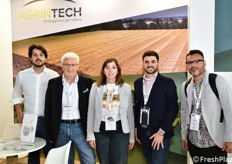 For Agrintech, specialising in protective tarpaulin systems, from left: Giovanni Gagliardo, Bruno Gagliardo, Simona Gagliardo, Angelo Chiagano and Alfredo D'Incecco.