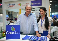 Marco and Giada Cenerini at the Caab collective stand in Bologna