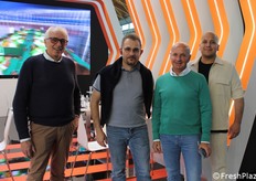Bruno Bertotti, Simone Zaninelli, Massimo Ferrarese and Gianluca Trombaiolo representing the Consorzio Autotrasportatori TransLusia.